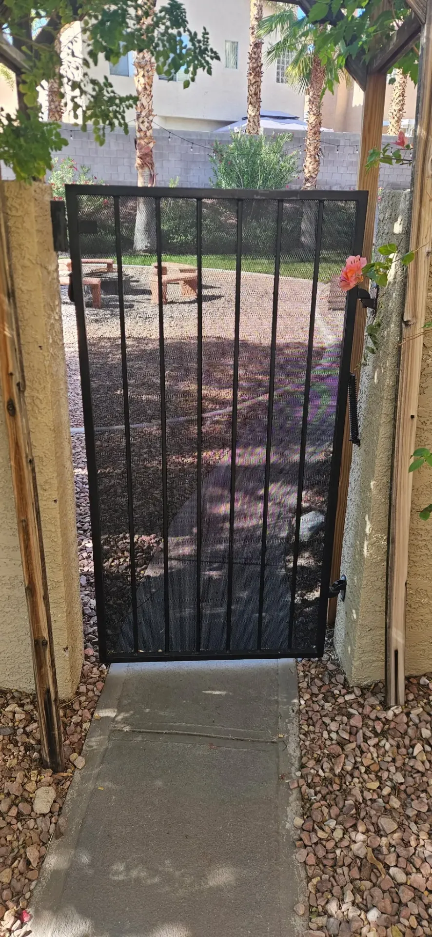 Gate lock or welding repair before service in Las Vegas