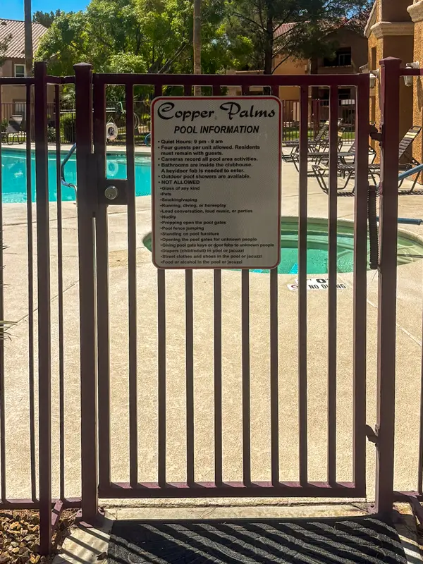 Gate lock or welding repair before service in Las Vegas