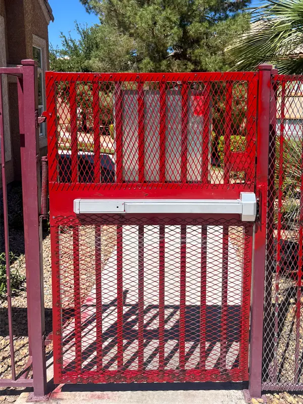 Gate lock or welding repair after service in Las Vegas