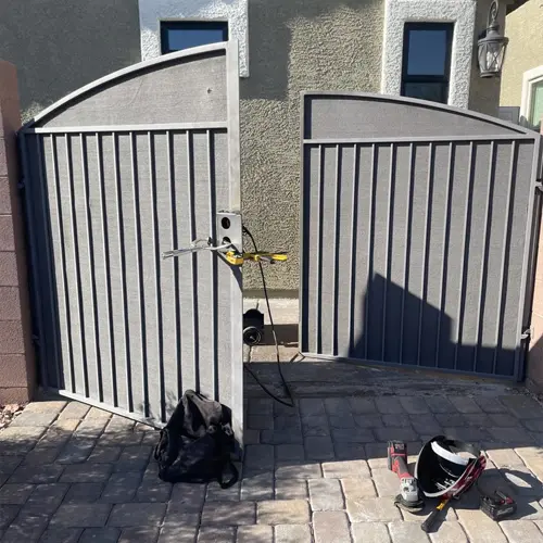 Gate lock or welding repair before service in Las Vegas