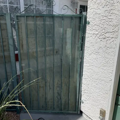 Gate lock or welding repair before service in Las Vegas