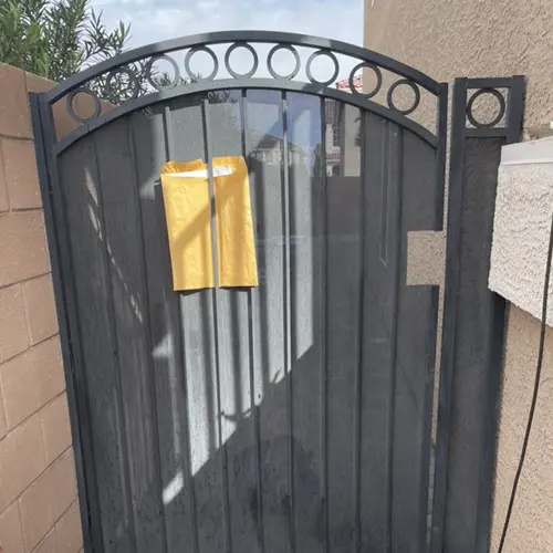 Gate lock or welding repair before service in Las Vegas