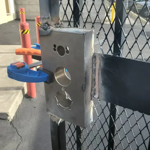 Gate lock or welding repair before service in Las Vegas