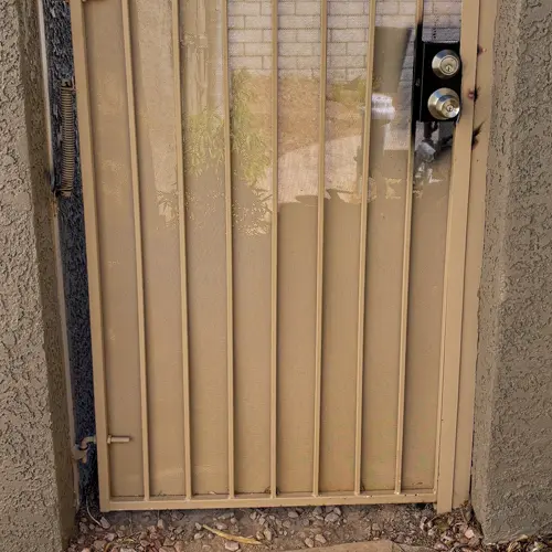 Gate lock or welding repair after service in Las Vegas