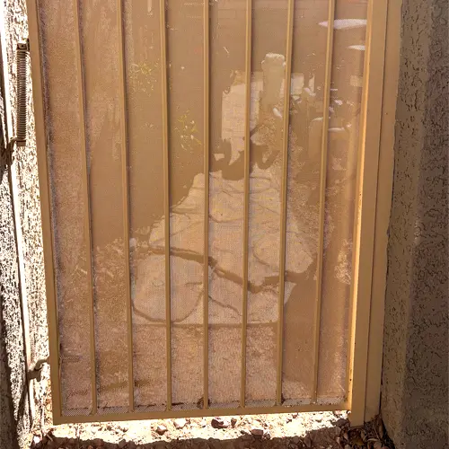Gate lock or welding repair before service in Las Vegas