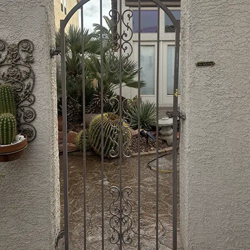 Gate lock or welding repair before service in Las Vegas