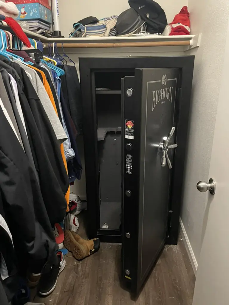 A gun safe opening in Las Vegas